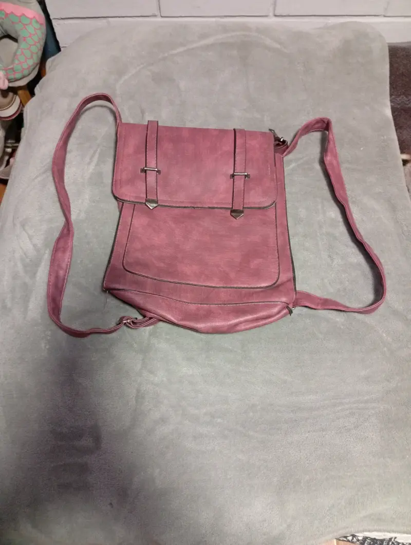 Mochila de cuero
