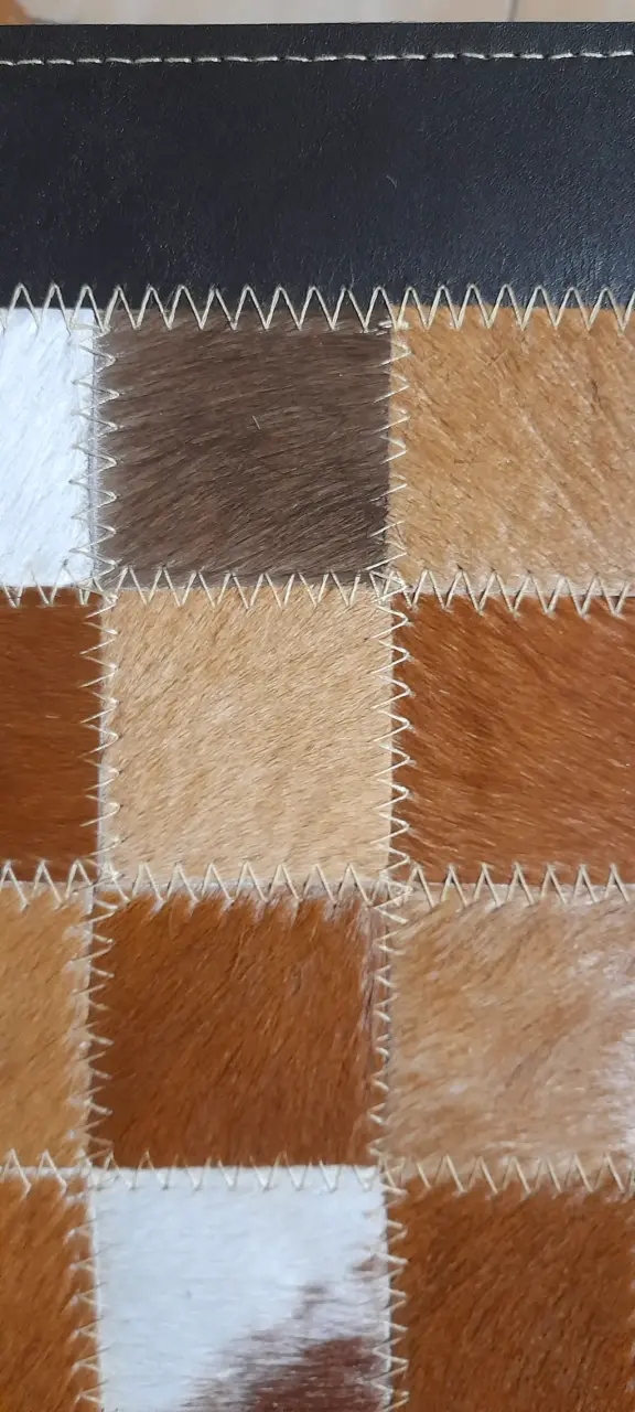 Individuales 100% cuero patchwork - 5
