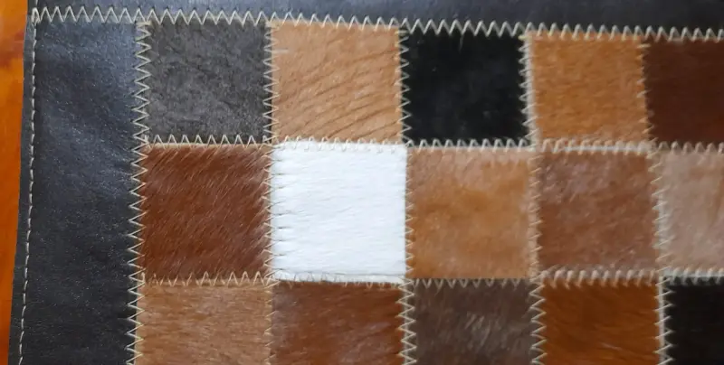 Individuales 100% cuero patchwork - 6