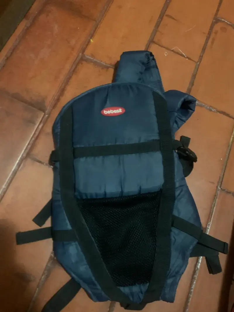 Mochila portabebés Bebesit azul - 1