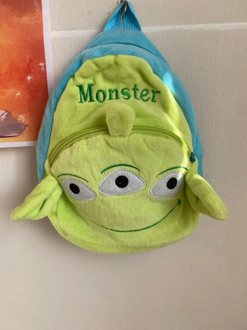 Mochila infantil Monster verde