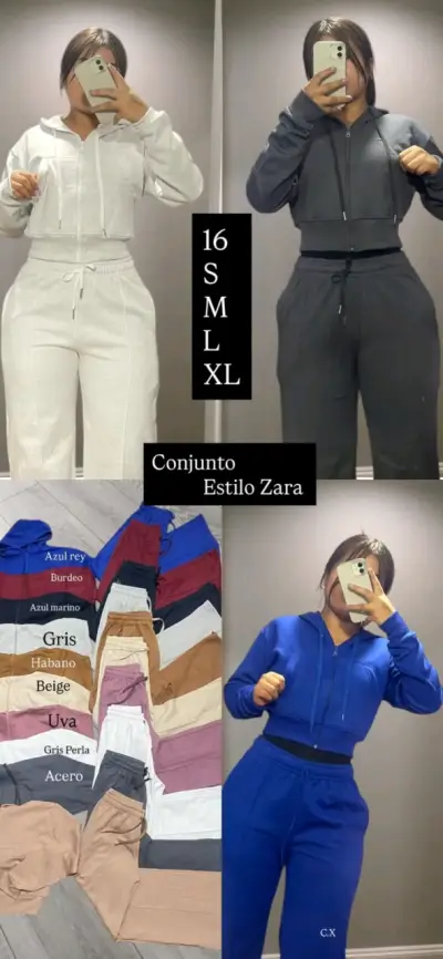 Conjunto deportivo estilo Zara - miniatura 1