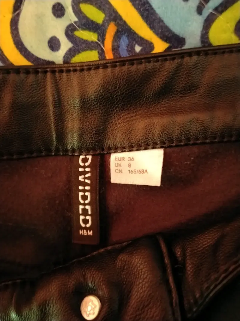 Pantalones de cuero sintético - 2