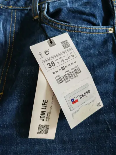 Jeans azul talla 38 - miniatura 1