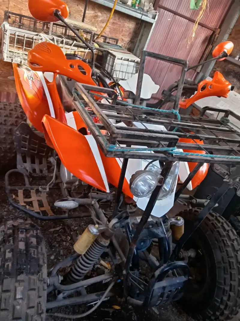 Cuatrimoto naranja 250cc - 3