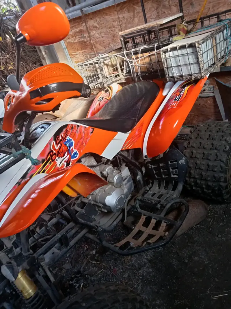 Cuatrimoto naranja 250cc - 4