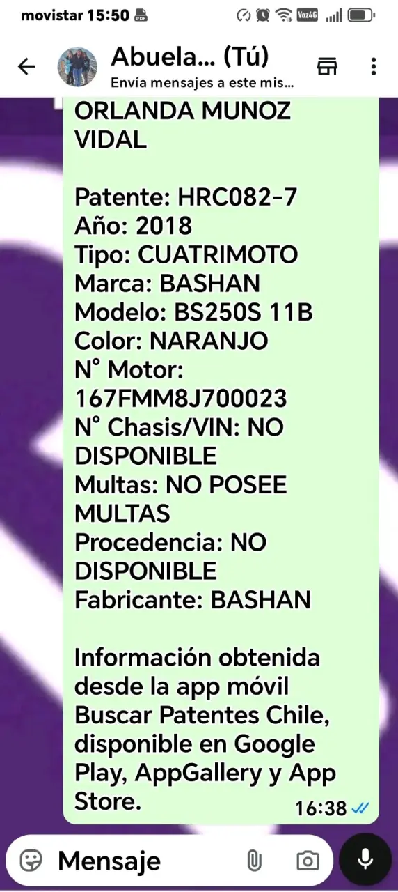 Cuatrimoto naranja 250cc - 6