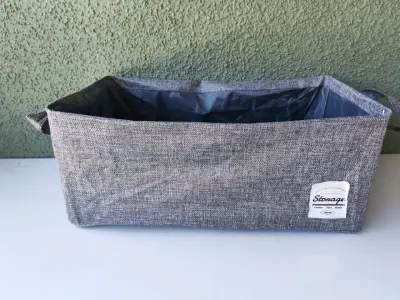 Cajas organizadoras beige y gris - miniatura 2