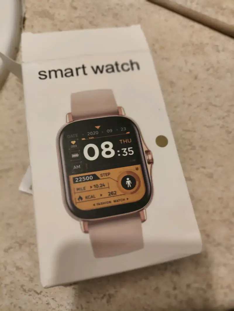 Reloj smartwatch rosa con cámara - 2