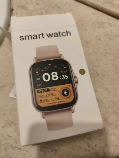 Reloj smartwatch rosa con cámara - miniatura 2