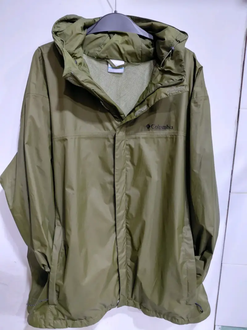 Chaqueta impermeable Columbia verde - 1