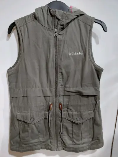 Chaqueta impermeable Columbia verde - miniatura 2