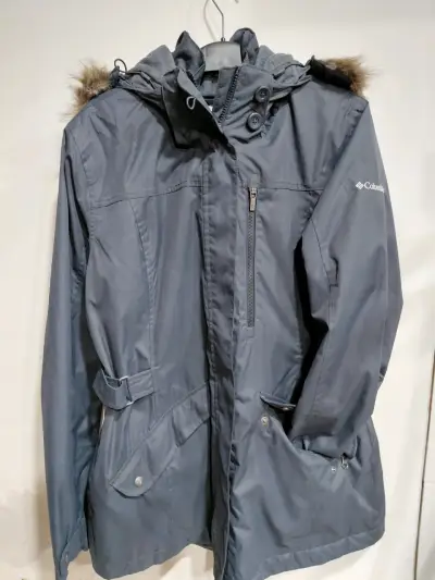 Chaqueta impermeable Columbia verde - miniatura 3