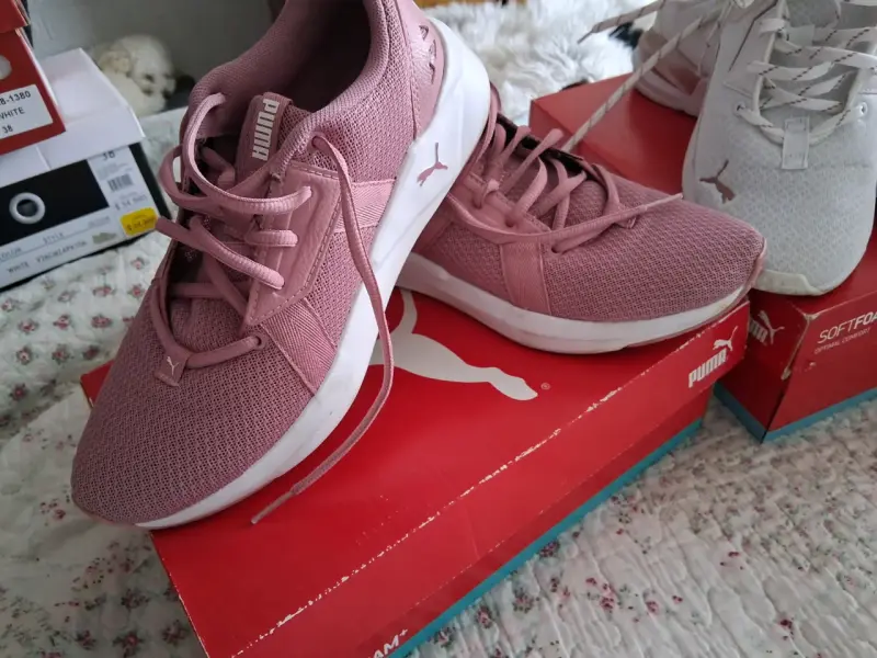 Zapatillas rosas Puma mujer - 1