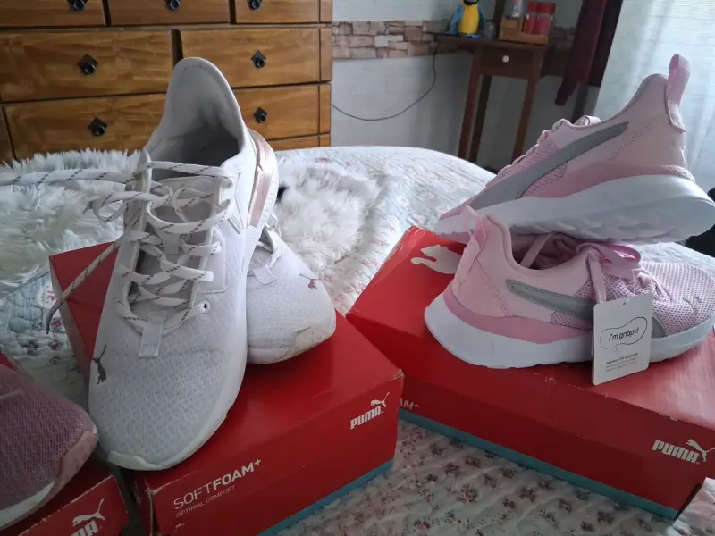 Zapatillas rosas Puma mujer - 2