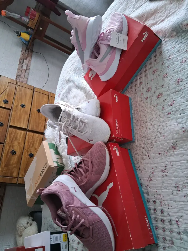 Zapatillas rosas Puma mujer - 5