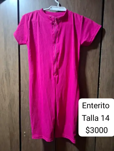Enterito fucsia talla 14 - miniatura 1