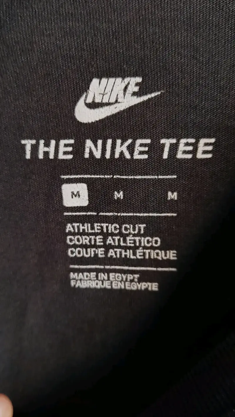 Polera negra Nike 'Just Do It' - 3
