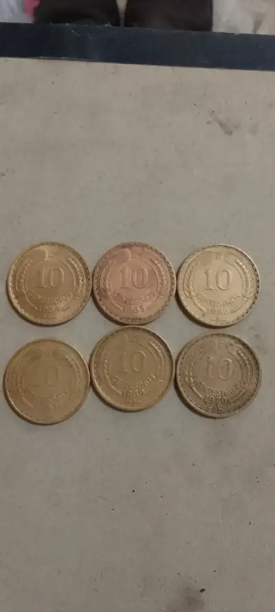 Monedas antiguas 10 céntesimos de escudo - miniatura 1