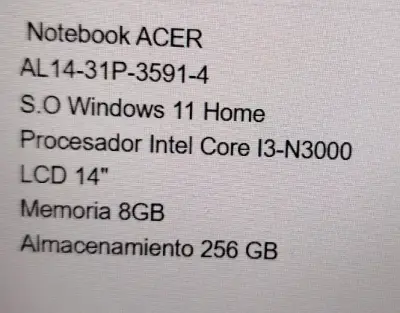 Notebook Acer Aspire Lite 14'' - miniatura 3