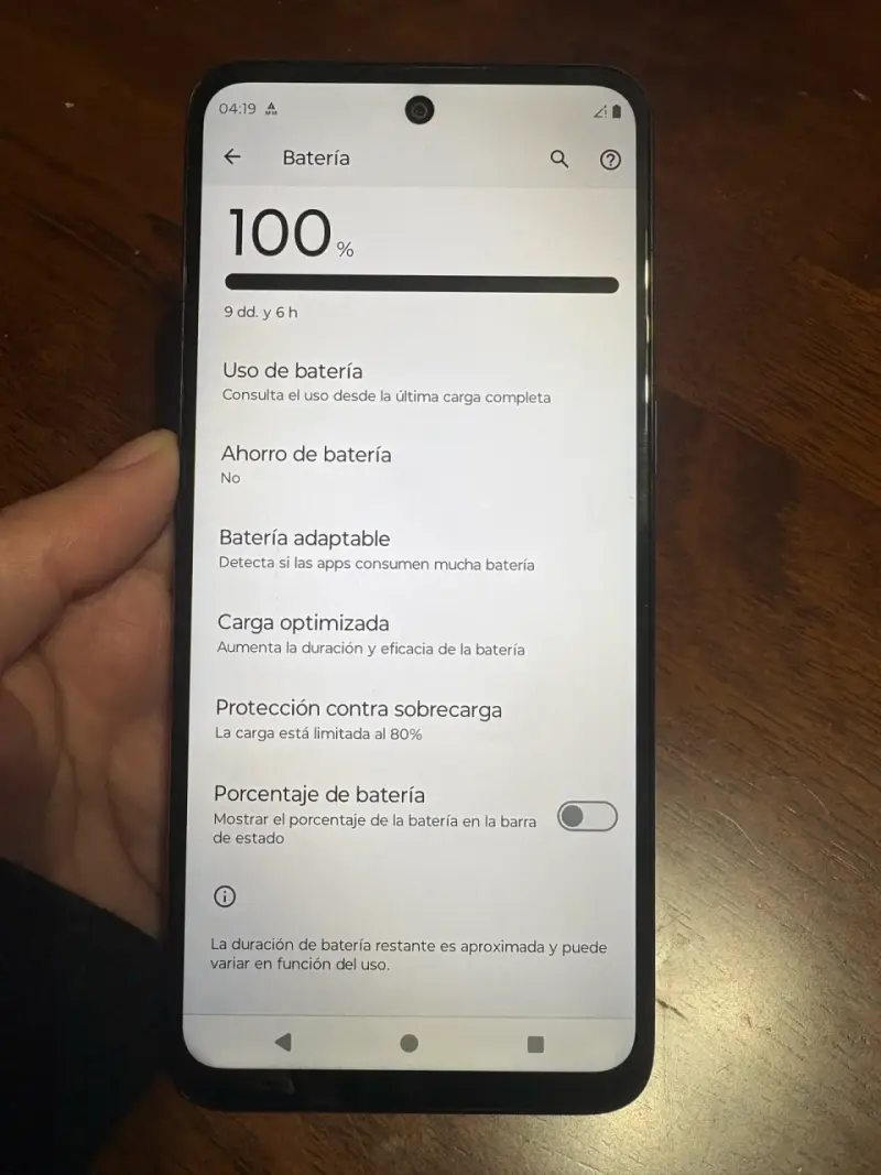 Celular Motorola negro - 3