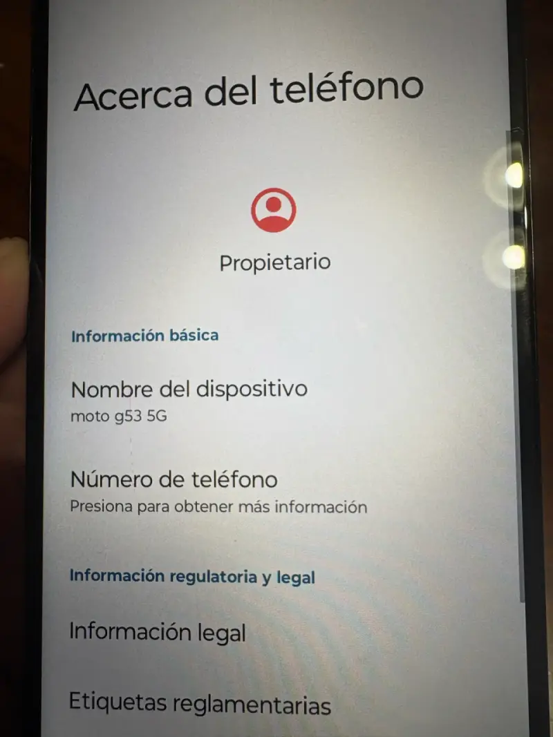 Celular Motorola negro - 4