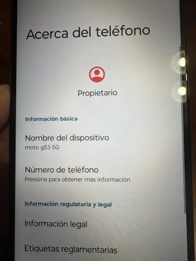 Celular Motorola negro - miniatura 4