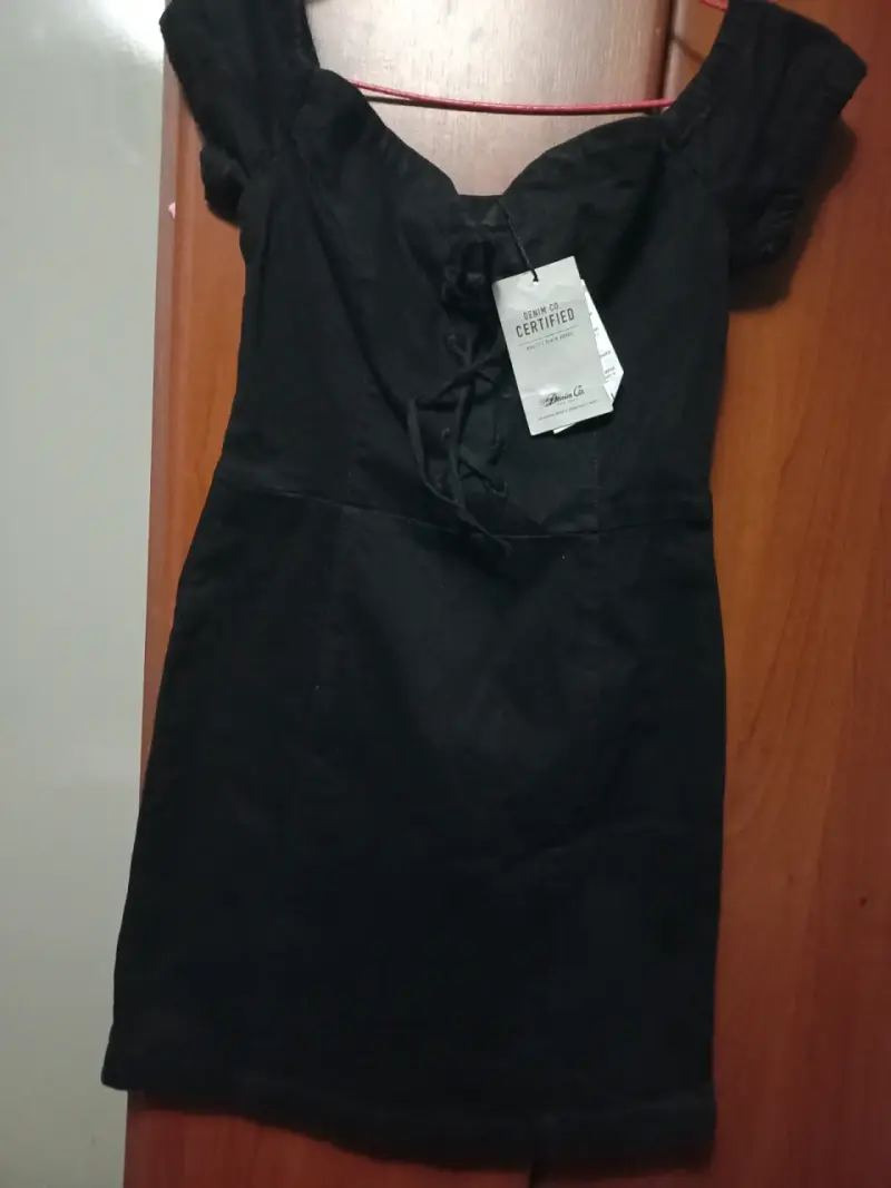 Chaqueta de cuero negro mujer - 2