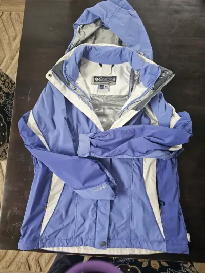 Chaqueta azul acolchada Columbia - miniatura 2