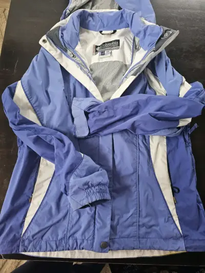 Chaqueta azul acolchada Columbia - miniatura 4