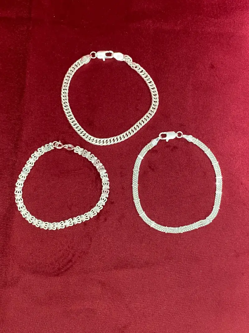 Set de pulseras de plata Italiana 925 - 2