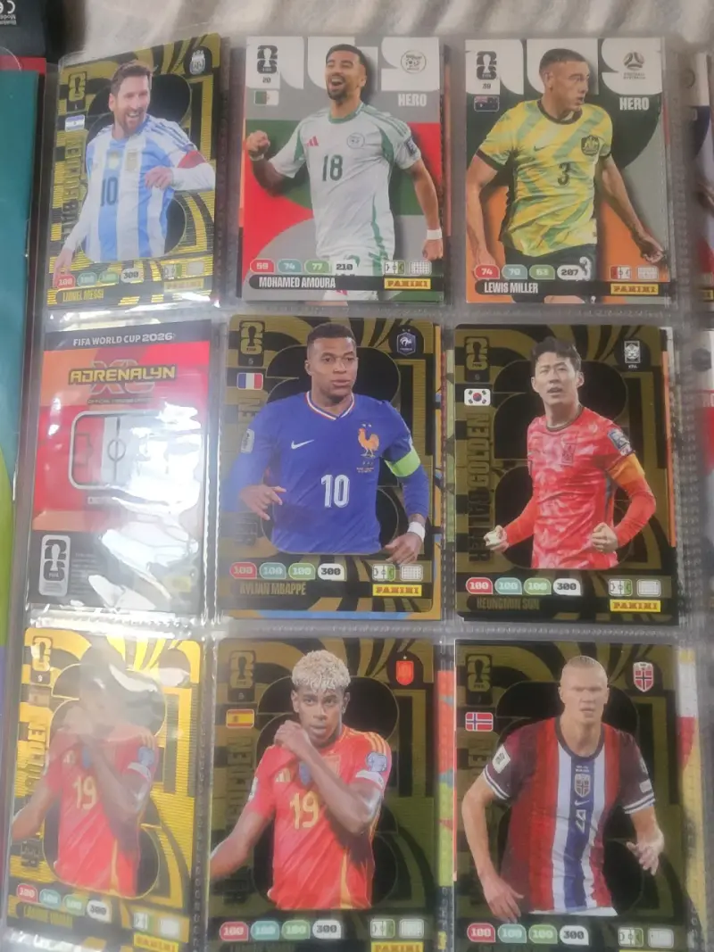 Tarjetas coleccionables de fútbol