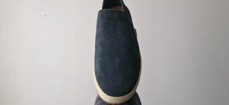 Zapatilla de lona azul - 3