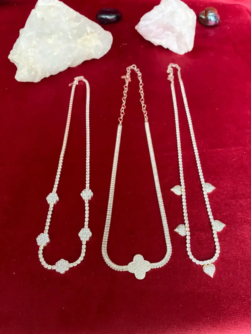 Collares de dama de plata Italiana 925 - 1