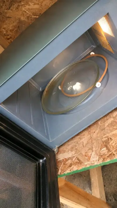 Microondas verde con grill - miniatura 2
