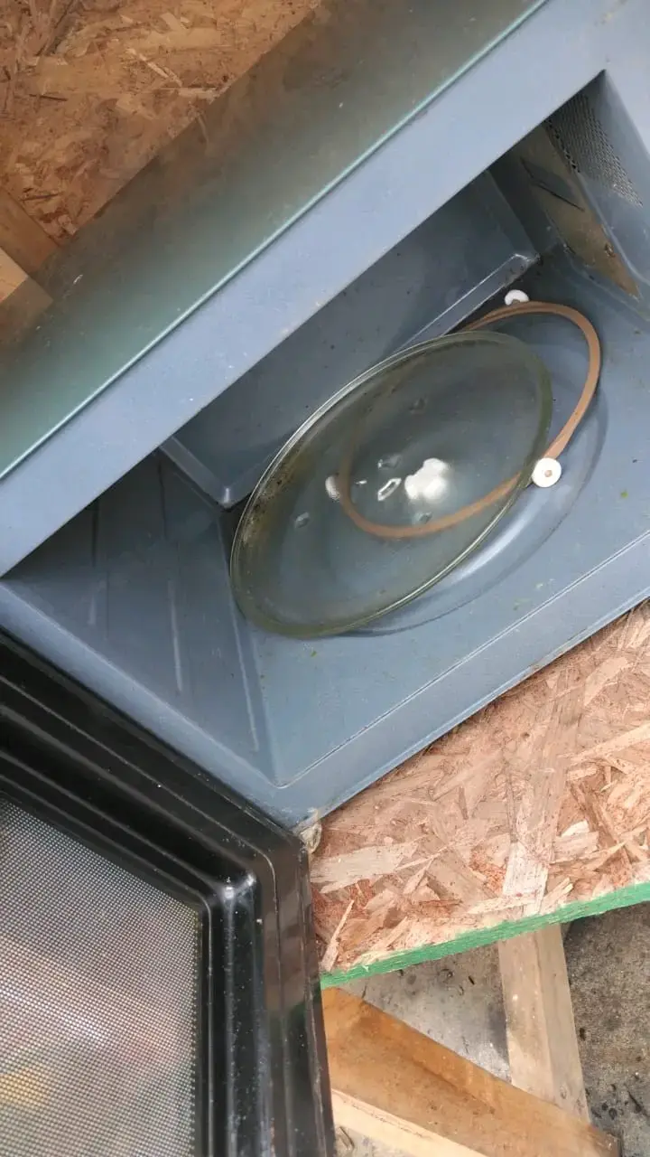 Microondas verde con grill - 3