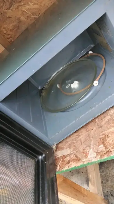 Microondas verde con grill - miniatura 3