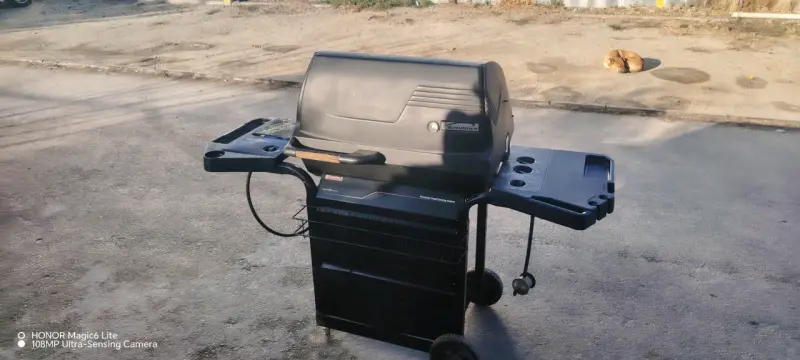 Parrilla a gas  con ruedas - 5