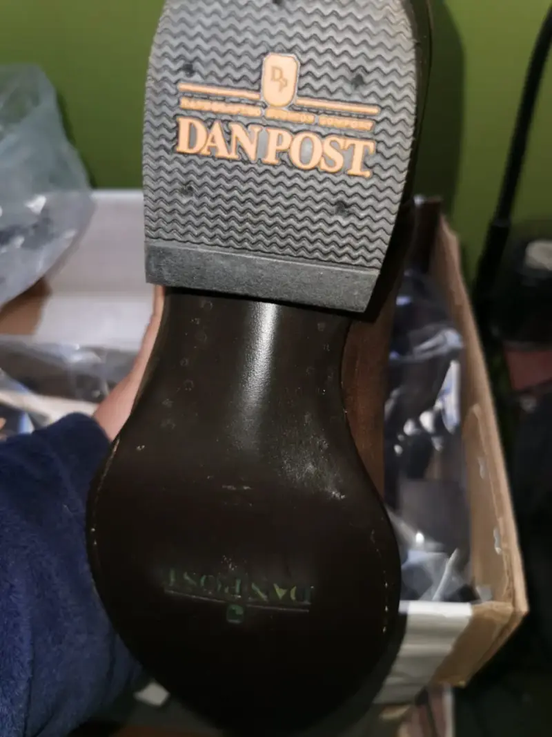 Botas vaqueras de cuero para hombre importadas - 3