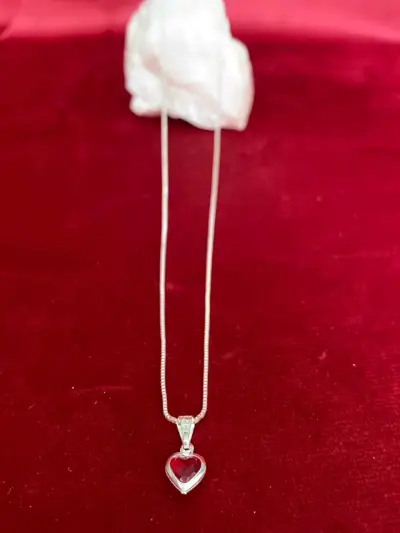 Collar con colgante de plata italiana 925 - miniatura 3