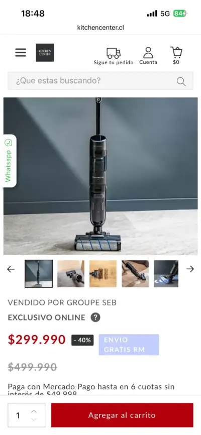 Aspiradora Rowenta sin cable - miniatura 1