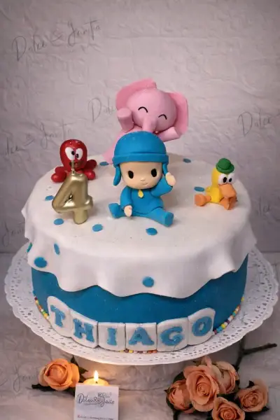 Torta de cumpleaños decorada - miniatura 3