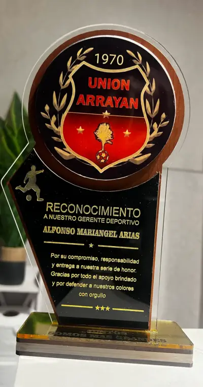 Galvano de reconocimiento deportivo - miniatura 1