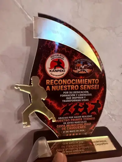 Galvano de reconocimiento deportivo - miniatura 2
