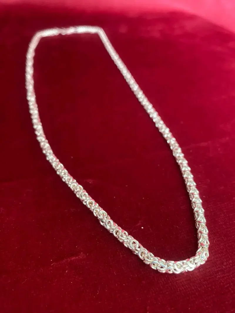 Collar de plata taliana camino del inc - 1