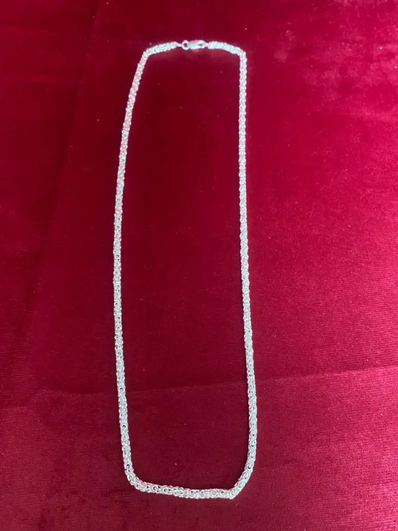 Collar de plata taliana camino del inc - 2