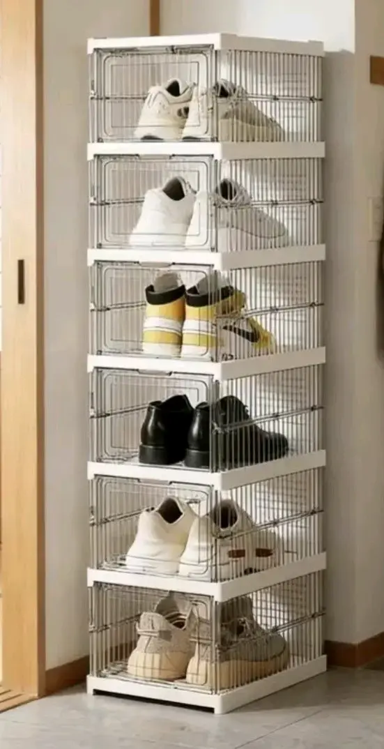 Zapatera plegable de 6 niveles - 1