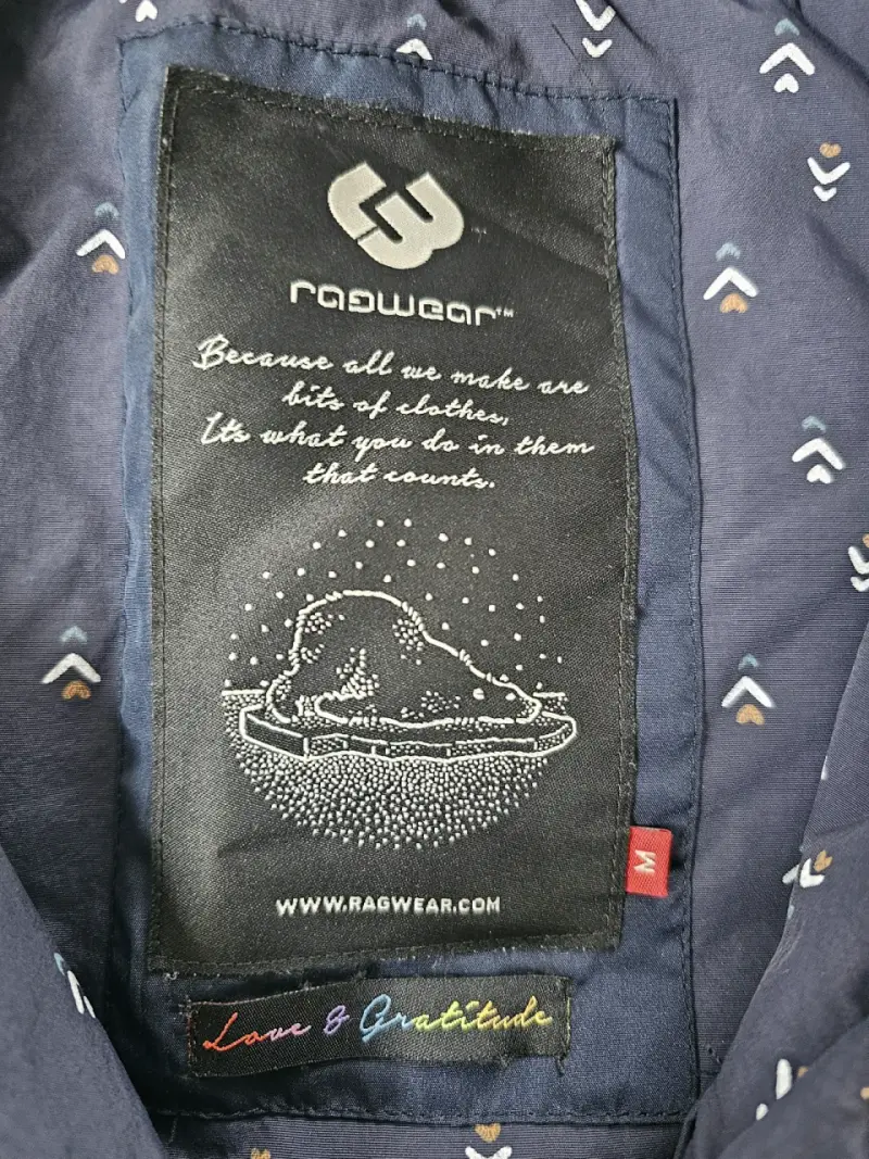 Chaqueta azul con capucha - 2