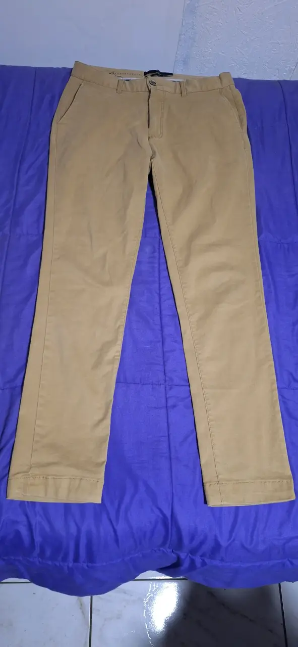 Pantalón beige casual - 1