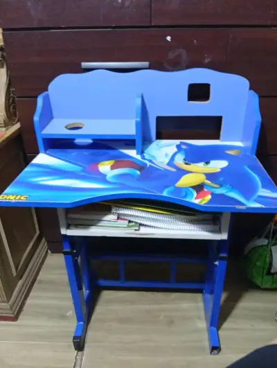 Escritorio infantil azul Sonic - miniatura 1